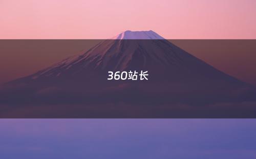 360站长